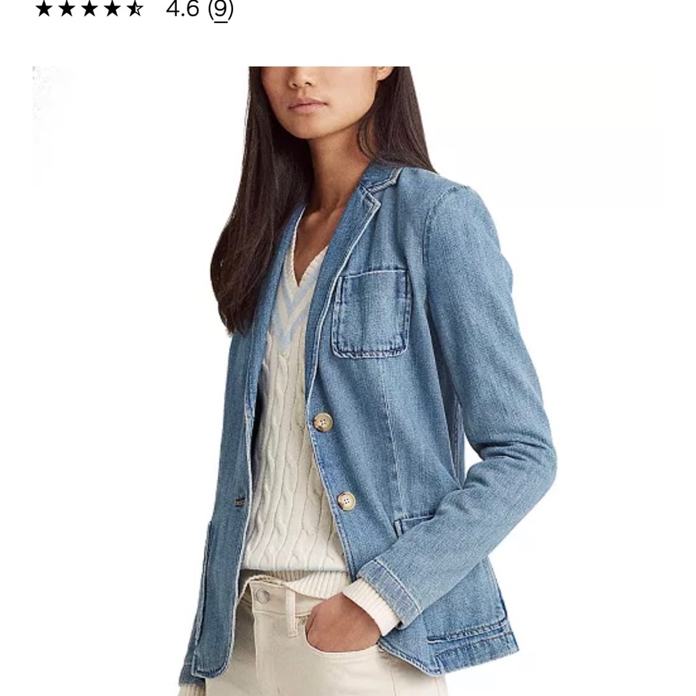 Lauren Ralph Lauren Classic Denim Jacket size 8